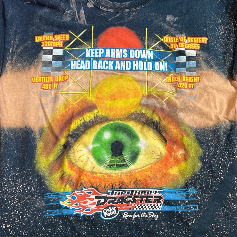Top thrill track star graphic T-shirt